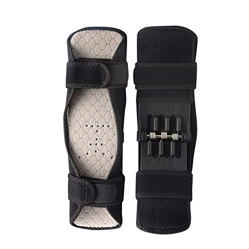Soporte de rodilla, con estabilizadores laterales, soportes de rodilla ajustables y transpirables, alivio del dolor en las articulaciones, recuperación de lesiones, para hombres y mujeres,2 packs