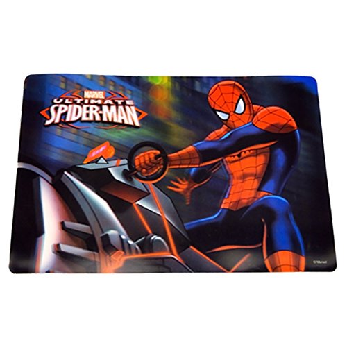 Spiderman SALVAMANTEL 3D Moto, Multicolor, Medidas: 42 X 27 cm