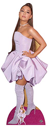 Star Cutouts- Ariana Grande Lifesize Cartón recortado cantautor estadounidense altura 163 cm viene con mini escritorio standee, Multicolor (CS780)