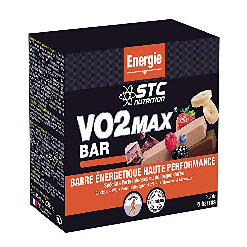STC Nutrition VO2 MAX BAR 5 barras energéticas x 45 g – Banana