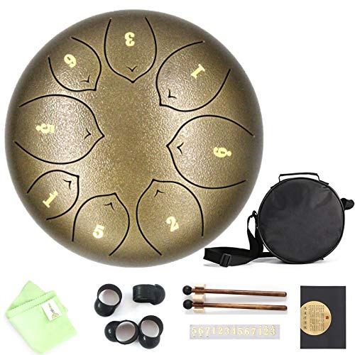 SZYLHT Tambor De La Lengua De Acero 8 Pulgadas 8 Melodía 2 Palillos Bolsa De Tambor 4 Dedos Etiqueta Engomada Instrumento De Percusión 10 Colores Disponibles para Educación Musical Concierto,J SZYLHT Tambor De La Lengua De Acero 8 Pulgadas 8 Melodía 2 Palillos Bolsa De Tambor 4 Dedos Etiqueta Engomada Instrumento De Percusión 10 Colores Disponibles para Educación Musical Concierto,J