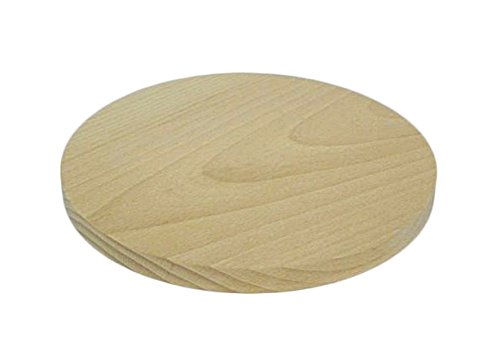 Tabla de cortar circular de madera de 20 cm para cocina de madera maciza redonda Tabla de cortar circular de madera de 20 cm para cocina de madera maciza redonda