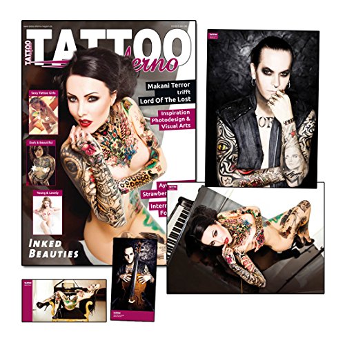 Tattoo Inferno Limited Edition mit großem Lord Of The Lost Special + XXL-Poster + signierte Postkarten von Chris Harms und Cover-Model Makani Terror - nur 499 Exemplare
