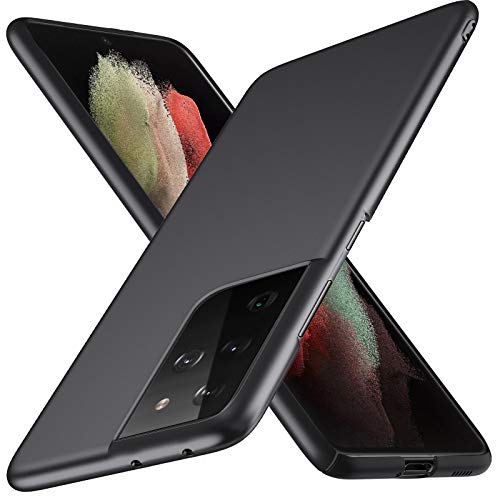 TOPACE Funda compatible con Samsung Galaxy S21 ultra fina y ligera, mate, fácil de usar, resistente a los golpes, resistente a los arañazos, compatible con Samsung S21 Ultra (negro) TOPACE Funda compatible con Samsung Galaxy S21 ultra fina y ligera, mate, fácil de usar, resistente a los golpes, resistente a los arañazos, compatible con Samsung S21 Ultra (negro)