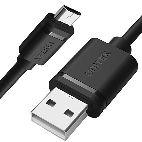 Unitek - Cable USB A a Micro USB / 1 metro de carga y sincronización rápida / 2,5 A/USB 2.0 480 Mbps / 100% cobre negro recubierto de PVC