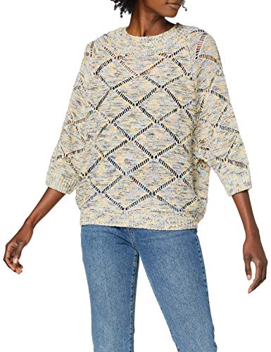 Urban Classics Sweatshirt Ladies Summer Sweater Pullover suéter, Negro, M para Mujer