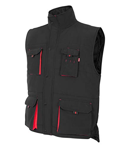 Velilla 205902 0/12 XXL - Chaleco acolchado bicolor multibolsillos Negro Talla XXL Velilla 205902 0/12 XXL - Chaleco acolchado bicolor multibolsillos Negro Talla XXL