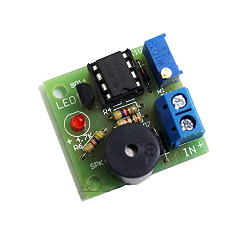 Vogueing Tool Zumbador de batería a bordo de 12 V alarma de bajo voltaje zumbador indicador de batería Monitor comprobador con módulo de protección LED componente electrónico (no montado) Vogueing Tool Zumbador de batería a bordo de 12 V alarma de bajo voltaje zumbador indicador de batería Monitor comprobador con módulo de protección LED componente electrónico (no montado)