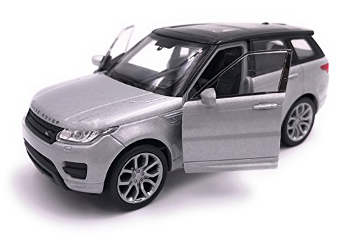 Welly Producto de Licencia de Auto Modelo Range Rover Sport Model 1: 34-1: 39 / Silver