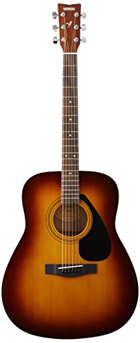 Yamaha F310 Guitarra Acústica - Guitarra Folk 4/4 de madera, 63.4 cm, 25 pulgadas, 6 cuerdas metálicas, color Marrón (Tobacco Brown Sunburst)