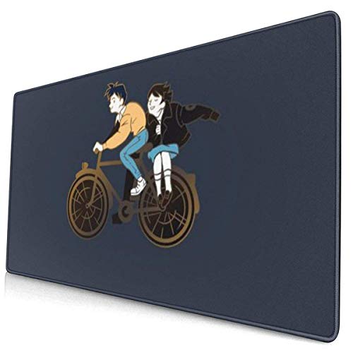 Ye Hua Extra Large Mouse Pad -Whisper of The Heart Seiji and Shizuku Desk Mousepad - 15.8x29.5in (3mm Thick)- XL Protective Keyboard Desk Mouse Mat for Computer/Laptop