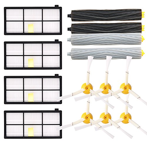 Yosahaw Kit de Reemplazo para iRobot Roomba Serie 800/900 Recambios for Roomba 800 805 860 861 870 871 880 885 890 900 960 980