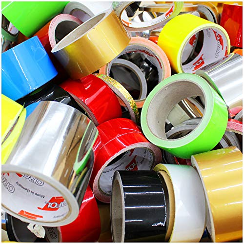 1 kg de lámina adhesiva para manualidades y modelismo, restos de película de colores mezclados (1 kg de tiras decorativas) 1 kg de lámina adhesiva para manualidades y modelismo, restos de película de colores mezclados (1 kg de tiras decorativas)