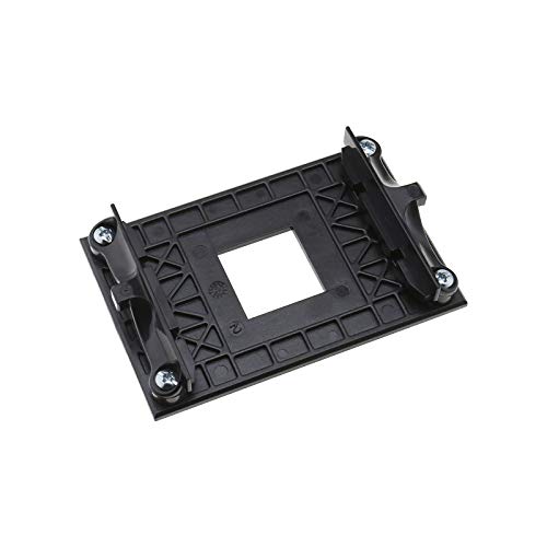 AMD - Soporte para ventilador de CPU (base de montaje para placa base AM4, chipset B350, X370, A320, X470, con tornillos, soporte de fijación lateral AMD - Soporte para ventilador de CPU (base de montaje para placa base AM4, chipset B350, X370, A320, X470, con tornillos, soporte de fijación lateral