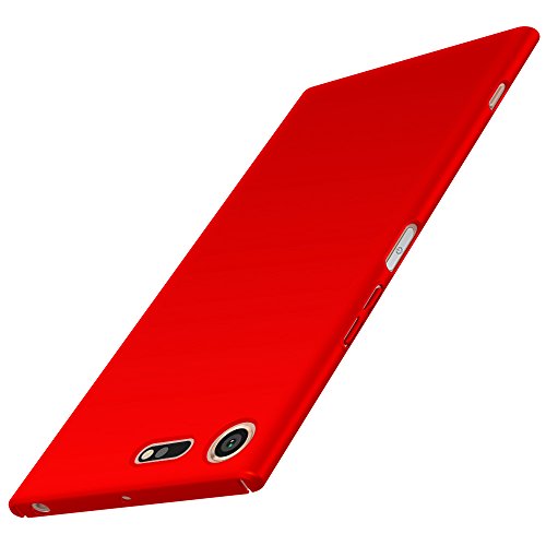 Anccer Funda Sony Xperia XZ Premium [Serie Colorida] [Ultra-Delgado] [Ligera] Anti-rasguños Estuche para Case Sony Xperia XZ Premium (Rojo Liso)