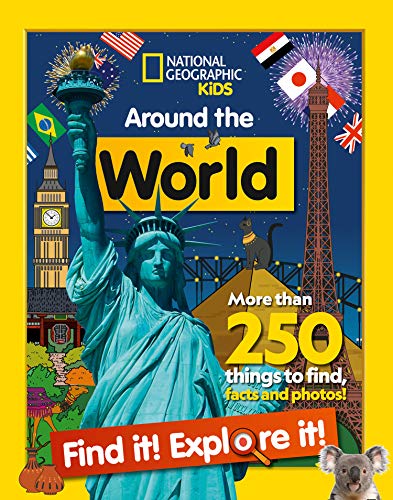 Around the World Find it! Explore it!: More than 250 things to find, facts and photos! (National Geographic Kids) (English Edition)