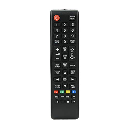 ASHATA Mando a Distancia para TV Samsung BN59-01199G, Control Remoto para Televisión Samsung, Controlador Portátil Reemplazo de Televisor Samsung con Larga Distancia de Control y Respuesta Rápida