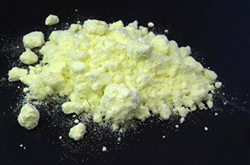 Azufre en polvo, azufre, min. 99,95% molido, muy puro, bajo porcentaje de sulfato, N° CAS: 7704-34-9, diferentes cantidades disponibles, 5,0kg, amarillo, 1