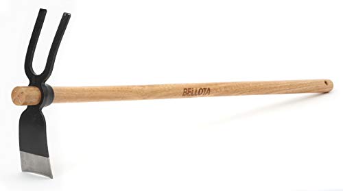 Bellota 228-A CM 400 228ACM400-Azada de Doble Uso para labores de jardinería, Negro/Gris/Marrón Bellota 228-A CM 400 228ACM400-Azada de Doble Uso para labores de jardinería, Negro/Gris/Marrón