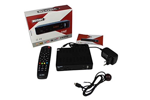 blomc One IPTV Setup Box para Stalker y xtreamcodes portale (mag254,256,322 Alternativa) – Negro