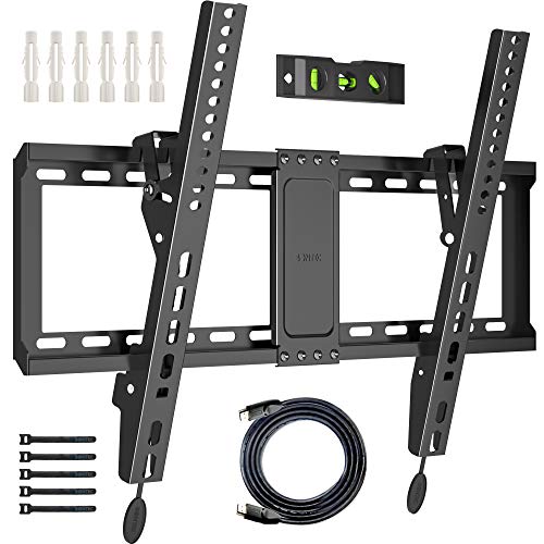 BONTEC Soporte TV Pared para Televisores de 37-70 Pulgadas de LED LCD Plasma, Soporte TV Inclinable de Montaje en Pared, Carga 60kg, Máx VESA 600x400mm BONTEC Soporte TV Pared para Televisores de 37-70 Pulgadas de LED LCD Plasma, Soporte TV Inclinable de Montaje en Pared, Carga 60kg, Máx VESA 600x400mm
