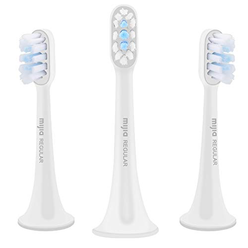 Cabezas de Cepillo de Dientes Eléctrico para Mijia,Set de 3 Cabezal de Recambio para Cepillo de Dientes Eléctrico,para Todos Los Cepillos de Dientes de Onda Eléctrica(Paquete de 3) Cabezas de Cepillo de Dientes Eléctrico para Mijia,Set de 3 Cabezal de Recambio para Cepillo de Dientes Eléctrico,para Todos Los Cepillos de Dientes de Onda Eléctrica(Paquete de 3)