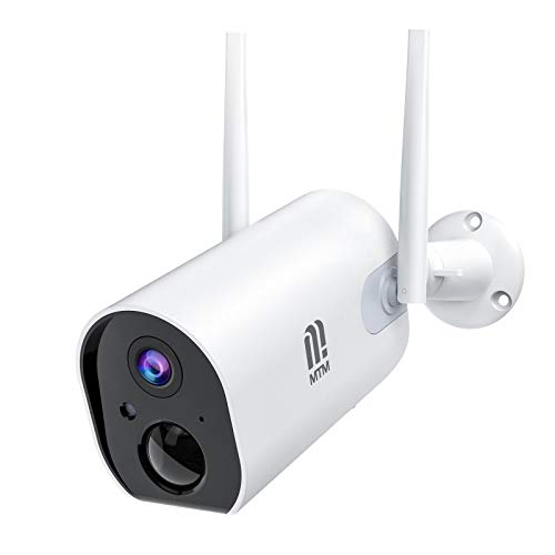 Cámara de Vigilancia WiFi Exterior,MTM 1080P Cámara IP con batería Recargable de 15000 mAh HD, PIR de detección Humana,Audio bidireccional,Impermeable IP65,Detección de Movimiento, Visión Nocturna Cámara de Vigilancia WiFi Exterior,MTM 1080P Cámara IP con batería Recargable de 15000 mAh HD, PIR de detección Humana,Audio bidireccional,Impermeable IP65,Detección de Movimiento, Visión Nocturna