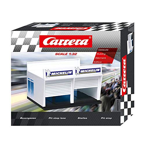Carrera - Pit Lane de Michelin, escala 1:32, color Blanco (20021104)