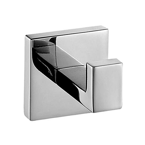 Colgador Aothpher 304 de acero inoxidable con acabado cromado para bata de baño Colgador Aothpher 304 de acero inoxidable con acabado cromado para bata de baño
