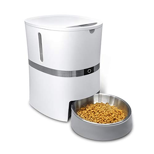 Comedero Automático HoneyGuaridan A36 para Gatos,Perros Dispensador de Comida con Recipiente de Acero Inoxidable, Control de las Porciones y Grabación de Voz – Capacidad 13 Tazas Comedero Automático HoneyGuaridan A36 para Gatos,Perros Dispensador de Comida con Recipiente de Acero Inoxidable, Control de las Porciones y Grabación de Voz – Capacidad 13 Tazas