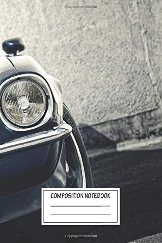Composition Notebook: Cars Camaro Z28 Automotive Works Wide Ruled Note Book, Diary, Planner, Journal for Writing
