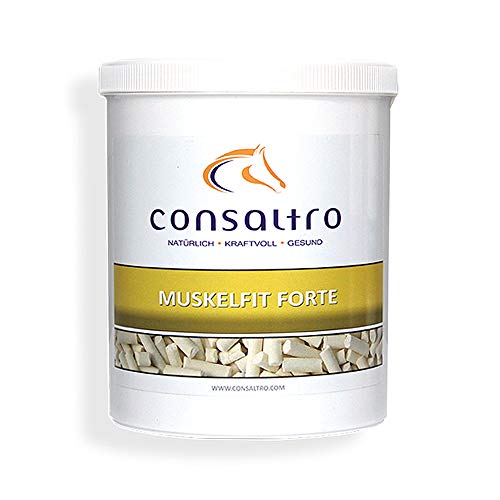 Consaltro MUSKELFIT FORTE - Desarrollado por veterinarios, fortalece las fibras musculares y promueve el desarrollo muscular, 1 kg