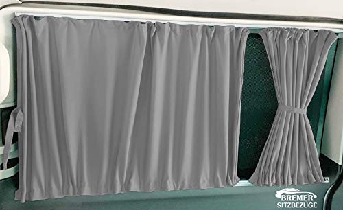 Cortinas para Mercedes Vito Viano W639 (medianas) larga distancia entre ejes, cortina parasol a partir de 2003 – 2014, color: gris