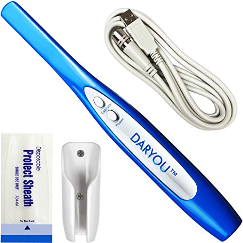 DARYOU Cámara intraoral DY-50 Super Clear Dental Camera.Button REALMENTE funciona en Examine Pro, LOGOsw, DBSwin, Vixwin, Eaglesoft Dexis More Garantía de reemplazo de 1 año