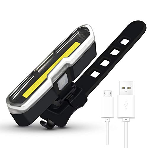 Daskoo Luz Trasera de Bicicleta, Luz Impermeable para Bicicleta Recargable USB, Luz LED Trasera Bici - Muy Luminoso y Fácil de Instalar Luz Máxima Seguridad Ciclismo