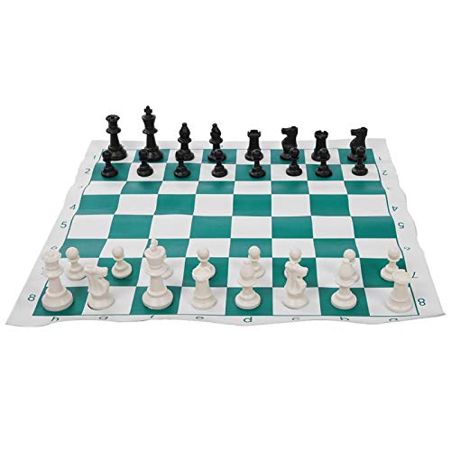 DAUERHAFT Tablero de ajedrez Internacional portátil, Viajar, para Clubes para análisis de Juegos(45CM) DAUERHAFT Tablero de ajedrez Internacional portátil, Viajar, para Clubes para análisis de Juegos(45CM)
