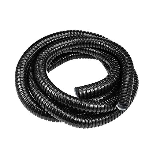 DealMux Tubería corrugada de metal Φ25 Tubos de tubería de conducto de cable de alambre flexible 28 mm de diámetro 2 metros
