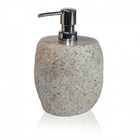 Dispensador de jabón de piedra Andesit de aprox. 3 – 4 kg de peso y aprox. 19 cm de alto, producto natural de Bali/Indonesia. Dispensador de jabón de piedra Andesit de aprox. 3 – 4 kg de peso y aprox. 19 cm de alto, producto natural de Bali/Indonesia.
