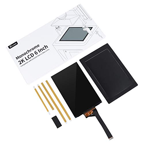 ELEGOO LCD Monocromático 2K de 6.08 Pulgadas Compatible con las ELEGOO Impresoras 3D Mars 2 y ELEGOO Mars 2 Pro con Resolución de 1620 x 2560, Area Activa de 3.25 x 5.14 Pulgadas ELEGOO LCD Monocromático 2K de 6.08 Pulgadas Compatible con las ELEGOO Impresoras 3D Mars 2 y ELEGOO Mars 2 Pro con Resolución de 1620 x 2560, Area Activa de 3.25 x 5.14 Pulgadas
