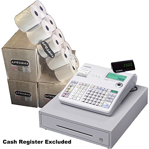 eposbits® marca rollos para Casio SE-S2000 caja registradora SES2000 SES se s S2000 2000 – 60 rollos