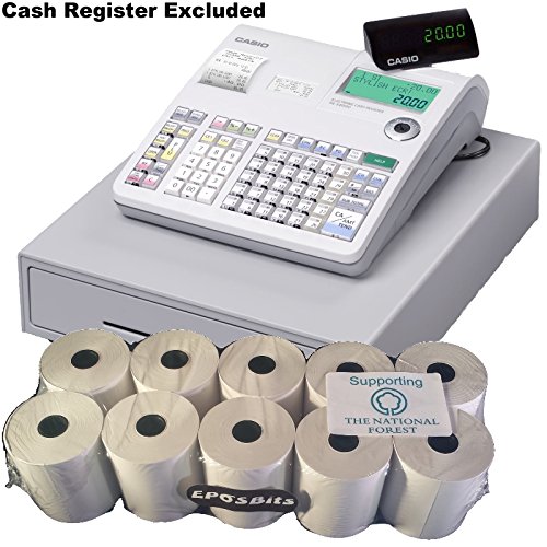 eposbits® marca rollos para Casio SE-S2000 caja registradora SES2000 SES se S2000 s 2000 – 10 rollos eposbits® marca rollos para Casio SE-S2000 caja registradora SES2000 SES se S2000 s 2000 – 10 rollos