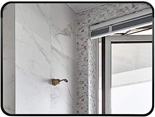 Espejos Redondos enmarcadas de cristal Negro del rectángulo pared espejo de aumento espejo de alta definición for la sala o cuarto de baño (se puede colgar horizontal y vertical) ( Size : 70x90cm )