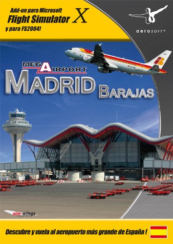 Extension de Flight Simulator Mega Aeropuerto Madrid FSX y 2004 PC Version Española