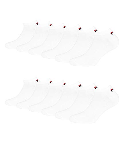 Fila - Calcetines cortos - para hombre - blanco, 35-38 (3-5 GB) Fila - Calcetines cortos - para hombre - blanco, 35-38 (3-5 GB)