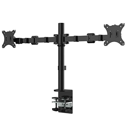 Fleximounts Soporte de Mesa con Doble Brazo de Movimiento Completo cuadra a Monitor de 10"-27" (25-69cm) (D1D) Fleximounts Soporte de Mesa con Doble Brazo de Movimiento Completo cuadra a Monitor de 10"-27" (25-69cm) (D1D)