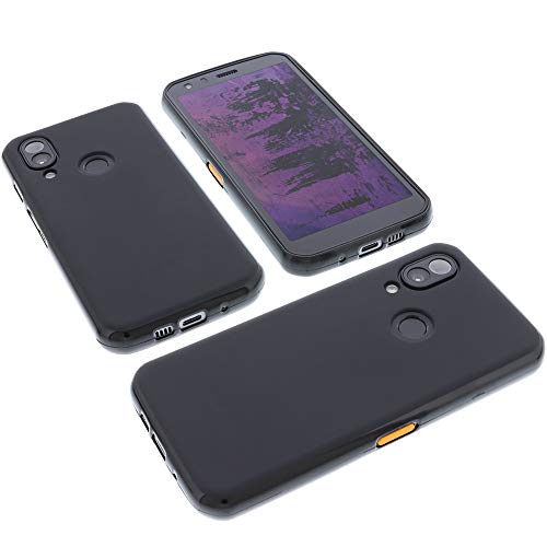 foto-kontor Funda para Cat S62 Pro Protectora de Goma TPU para móvil Negra