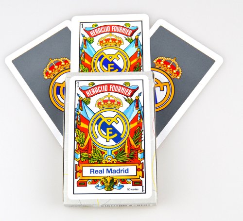 Fournier 174917 - Baraja/Naipes Real Madrid 50 Cartas