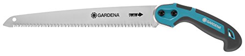 GARDENA sierra de jardín 300 P: sierra manual para madera protegida contra la oxidación, dentado preciso para un corte liso, con ojal para colgar y protección contra el corte (8745-20) GARDENA sierra de jardín 300 P: sierra manual para madera protegida contra la oxidación, dentado preciso para un corte liso, con ojal para colgar y protección contra el corte (8745-20)