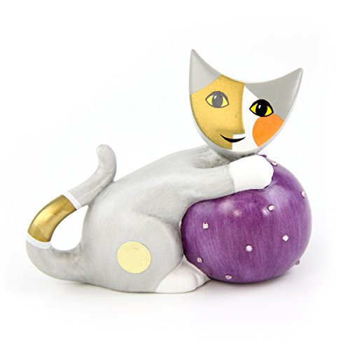 'Goebel 31313059 Santina - Figura gato, porcelana de galletas, multicolor, 11 x 5 x 9 cm