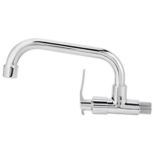 Grifo monomando de cocina para montar en la pared con una sola manija para fregadero de cocina G1/2 pulgadas, accesorios para uso doméstico Type A 25cm